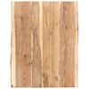 vidaXL P&ouml;yt&auml;levy t&auml;ysi akaasiapuu 80x(50-60)x3,8 cm