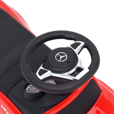 vidaXL Potkuauto Mercedes-Benz C63 punainen