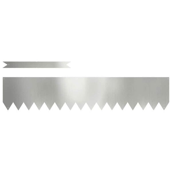 vidaXL Nurmireunus 30 pcs Hopea 100 x 0.05 x 20 cm Galvanoitu ter&auml;s