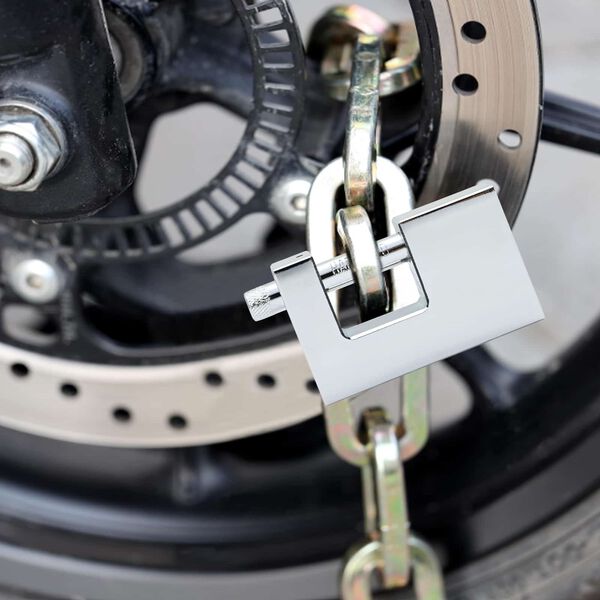 vidaXL Riippulukko 12 pcs Hopea 8,7 x 1,9 x 5,5 cm Rauta