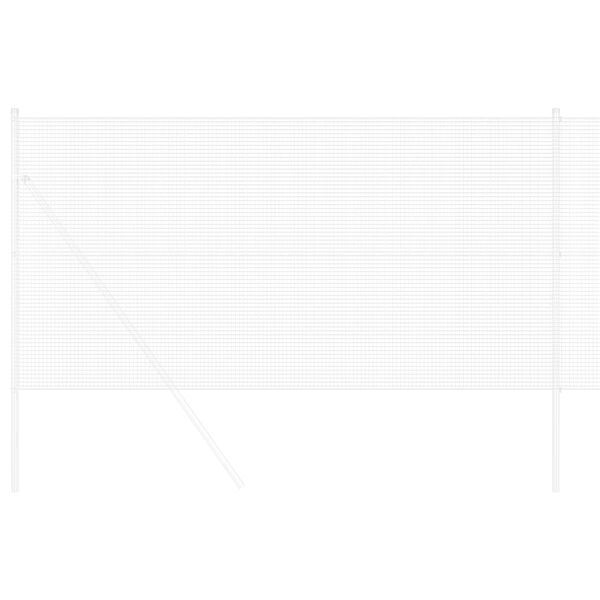 vidaXL Hitsattu lankaa Hopea 1.2 x 25 m