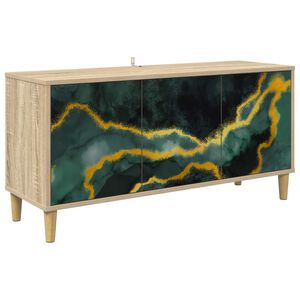 vidaXL TV-kaappi WIJHE 102 x 33 x 50 cm Sonoma Tekninen puu