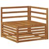 vidaXL Ulkosohvakokoelma 8 pcs Luonnollinen