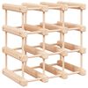vidaXL Viinipulloteline 12 pullolle 36x23x36 cm t&auml;ysi m&auml;nty
