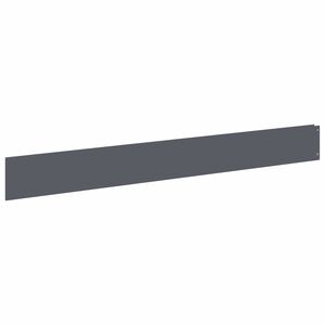 vidaXL Nurmireunus 10 kpl 100 x 12 cm Ter&auml;s Antrasiitti