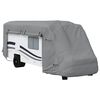 vidaXL asuntoauton p&auml;&auml;lliset harmaa 730x235x275 cm kuitukangas