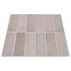 vidaXL Suorakulmainen laatta 10 pcs Beige kahvi 29 x 23 x 0,08 cm