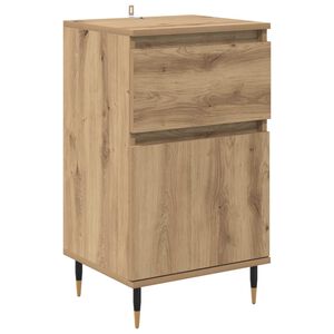 vidaXL Sivup&ouml;yt&auml; laatikon kanssa Artisan tammi 40 x 35 x 70 cm