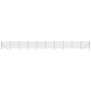 vidaXL Verkkoaita antrasiitti 2x25 m galvanoitu ter&auml;s