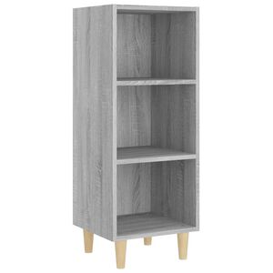 vidaXL Senkki harmaa Sonoma 34,5x32,5x90 cm tekninen puu