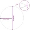 vidaXL Uima-altaan aluskangas harmaa &Oslash;244 cm polyesteri geotekstiili