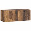 vidaXL Sein&auml;lle asennettava TV-kaappi Vanha puu 78,5 x 31 x 30 cm