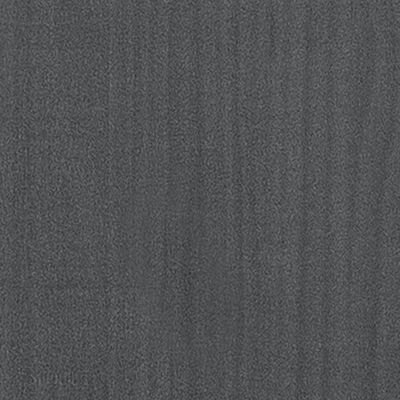 vidaXL Puutarhan kukkalaatikko harmaa 31x31x31 cm täysi mänty