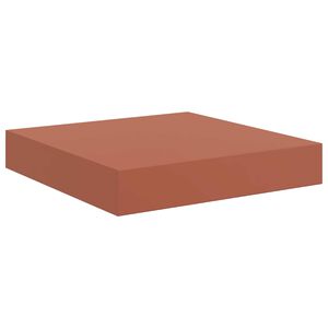 vidaXL Sein&auml;hylly 4 kpl Punainen 23 x 23,5 x 3,8 cm Tekninen puu