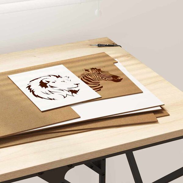 vidaXL Dekoripaneelit 12 pcs Valkoinen 30 x 42 x 0.27 cm Tekninen puu