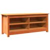 vidaXL S&auml;ilytyspenkki Vaha ruskea 110 x 38 x 45,5 cm Massiivinen m&auml;nty