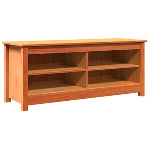 vidaXL S&auml;ilytyspenkki 110 x 38 x 45,5 cm T&auml;ysi m&auml;nty Vahanruskea
