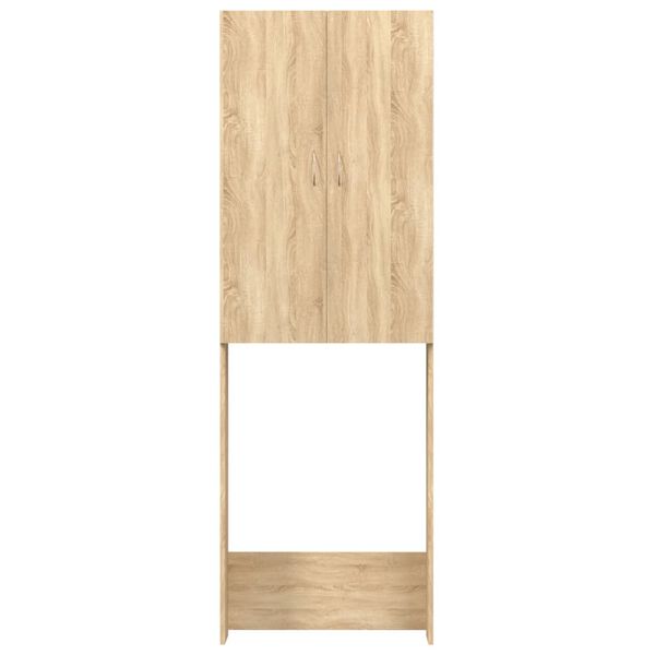 vidaXL Pesukonekaappi Sonoma-tammi 64x25,5x190 cm