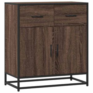 vidaXL Senkki ruskea tammi 68x35x76 cm tekninen puu
