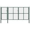 vidaXL Puutarhan portti ter&auml;s 400x200 cm vihre&auml;