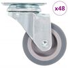 vidaXL Rullapy&ouml;r&auml;t 48 kpl 50 mm