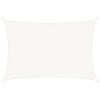 vidaXL Aurinkopurje 160 g/m&sup2; valkoinen 3,5x4,5 m HDPE
