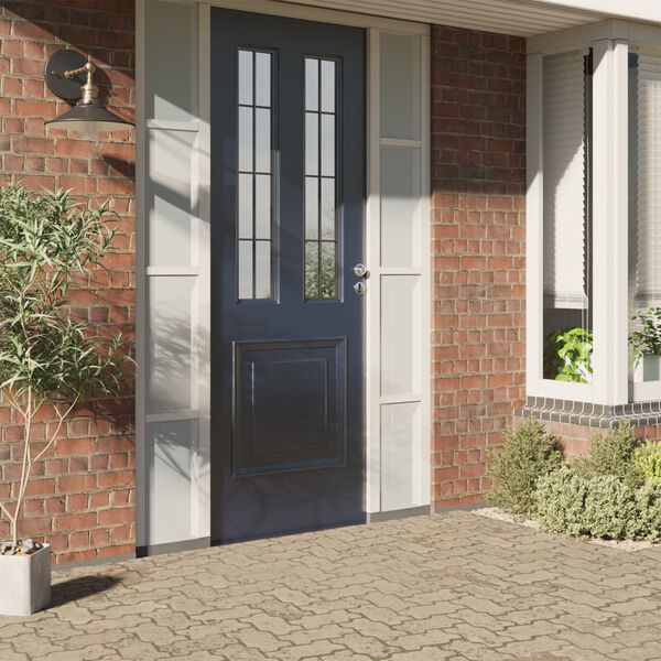 vidaXL Ikkunakalvo himme&auml; raidallinen 60x2000 cm PVC