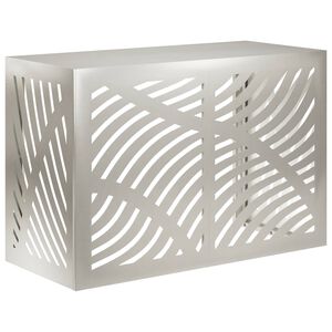 vidaXL Ilmastointilaitteen suoja Hopea 90 x 40 x 60 cm