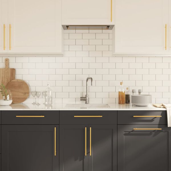 vidaXL Kaapin kahvat 20 kpl kulta 224 mm ruostumaton ter&auml;s