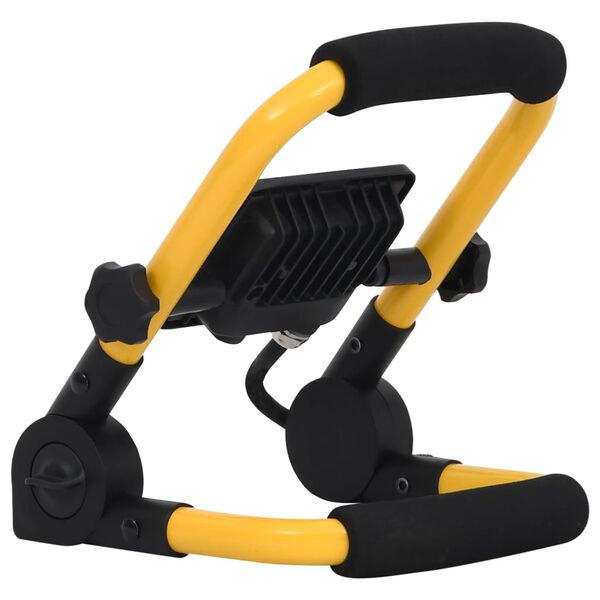 vidaXL LED-valonheitin kahvalla 10 W kylmä valkoinen