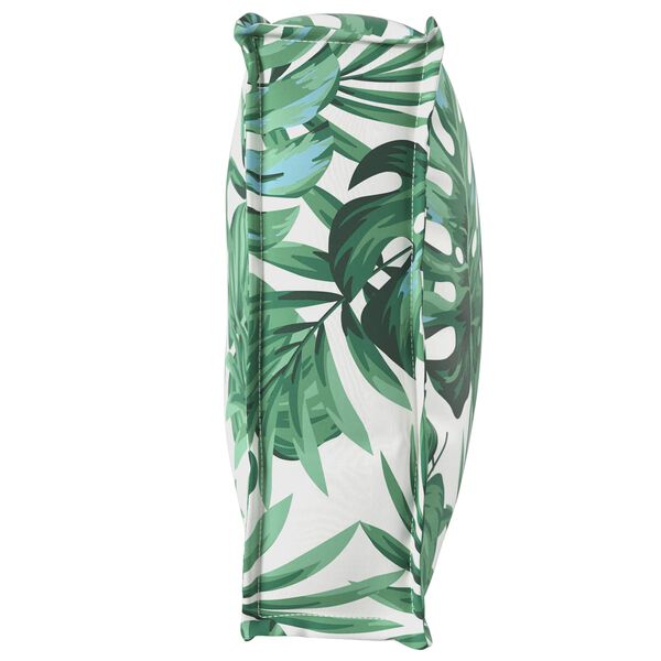 vidaXL Kuormalavatyyny selkänojalle Lehtikuvio 120 x 40 x 12 cm