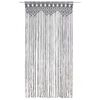 vidaXL Macrame verho antrasiitti 140x240 cm puuvilla