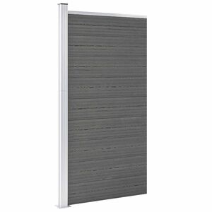vidaXL Aitapaneeli WPC 95x186 cm harmaa
