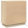 vidaXL Y&ouml;p&ouml;yt&auml;kaappi Sonoman tammi 71 x 34,5 x 75 cm Tekninen puu