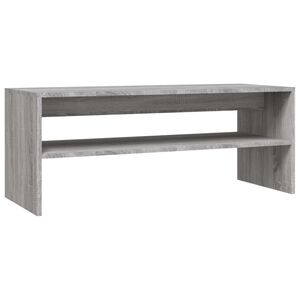 vidaXL Sohvap&ouml;yt&auml; harmaa Sonoma 100x40x40 cm tekninen puu