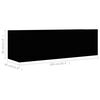 vidaXL 2-osainen TV-kaappisarja musta tekninen puu