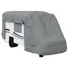 vidaXL asuntoauton p&auml;&auml;lliset harmaa 610x235x275 cm kuitukangas