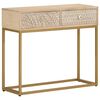 vidaXL Konsolip&ouml;yt&auml; 90x30x76 cm t&auml;ysi mangopuu ja rauta
