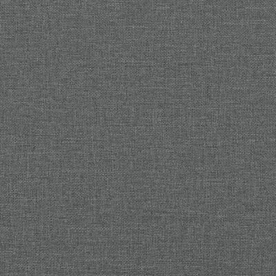 vidaXL Vuodesohva patjalla tummanharmaa 90x190 cm kangas