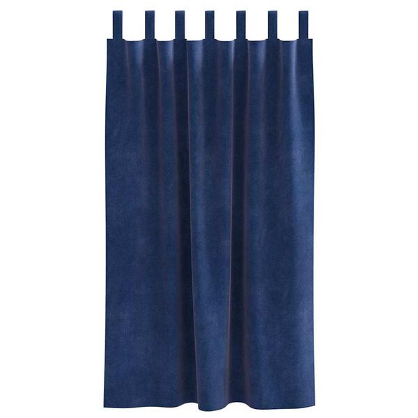 vidaXL Pimennysverhot 2 pcs Tumma Sininen 140 x 175 cm Sametti