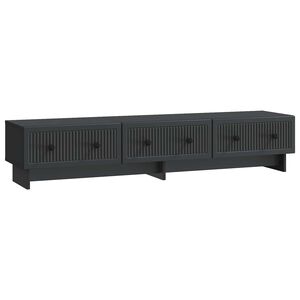 vidaXL TV-kaappi 147 x 34,5 x 30 cm Musta Tekninen puu