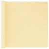vidaXL Parvekkeen suoja beige 90x600 cm HDPE