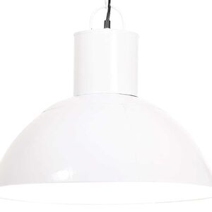 vidaXL Riippuvalaisin 25 W valkoinen py&ouml;re&auml; 48 cm E27
