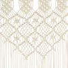 vidaXL Macrame verho 140x240 cm puuvilla