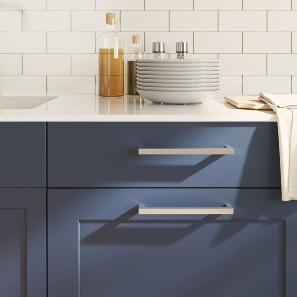 vidaXL Kaapin kahvat 20 kpl hopea 192 mm ruostumaton ter&auml;s