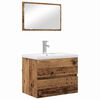 vidaXL Kylpyhuonekalustesetti 3 kpl Vanha Puu 61 x 39 x 45 cm