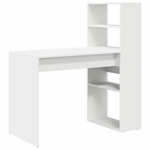 vidaXL P&ouml;yt&auml; Valkoinen Tekninen puu 113 x 54 x 120 cm