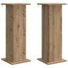 vidaXL Kasviteline 2 kpl Artisaanitammi 30,5 x 30 x 80,5 cm