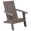 vidaXL Adirondack puutarhatuoli vaaleanruskea 75x88,5x89,5 cm PP