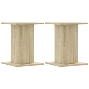 vidaXL Kaiutintelineet 2 kpl Sonoma-tammi 30x30x40 cm tekninen puu